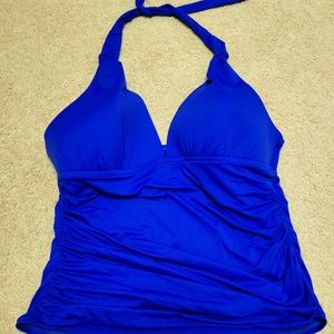 La Blanca Cobalt Halter One-Piece Swim